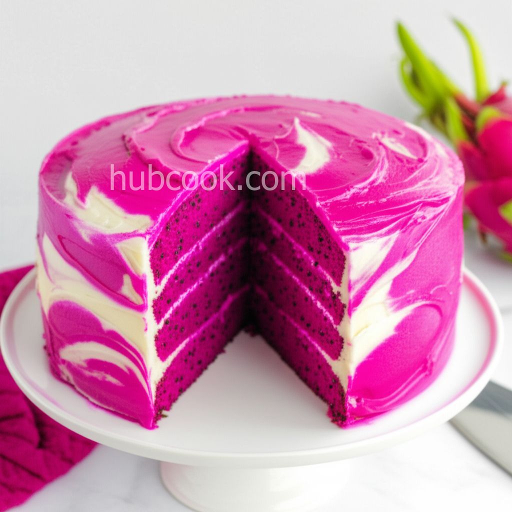 Dragon Fruit Cake