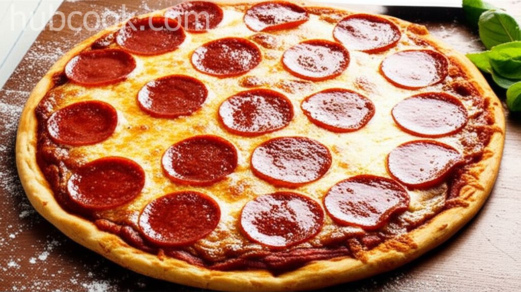 Homemade Pepperoni Pizza