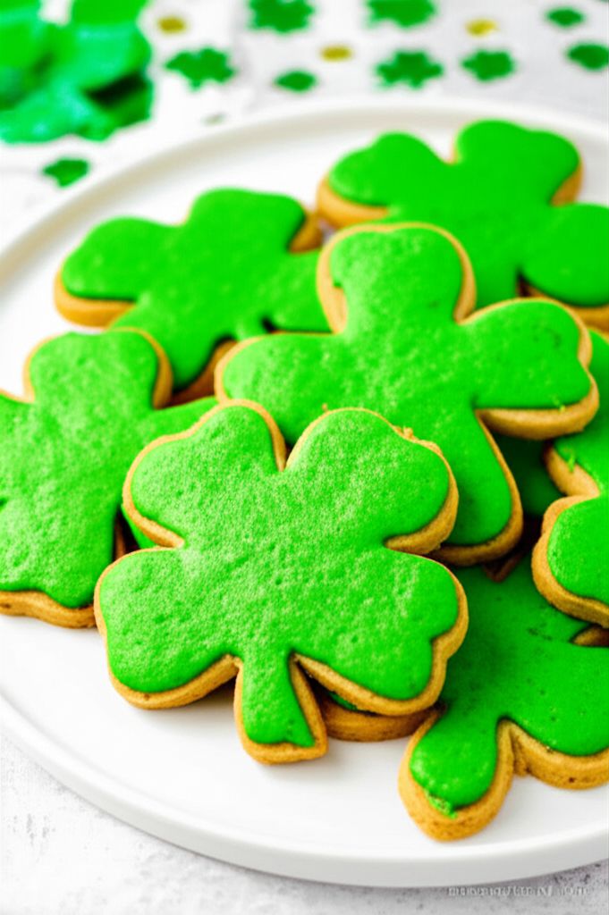 Irish Shamrock Cookies