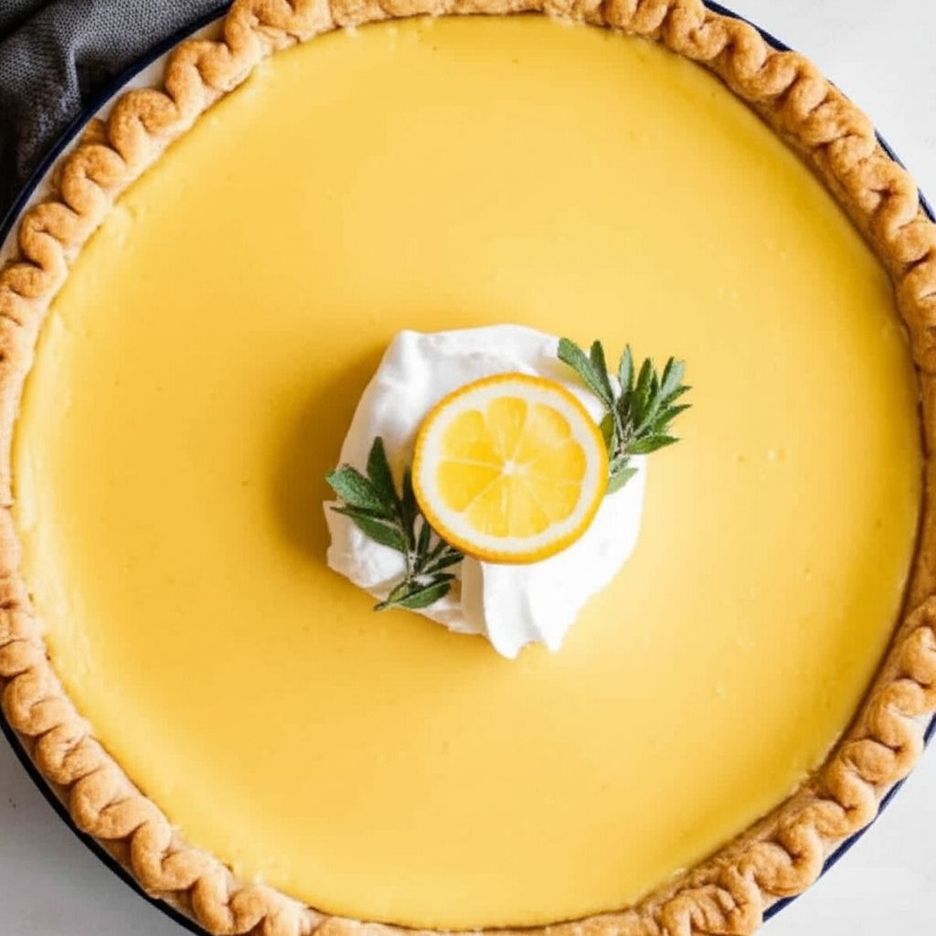 Lemon Sponge Pie I