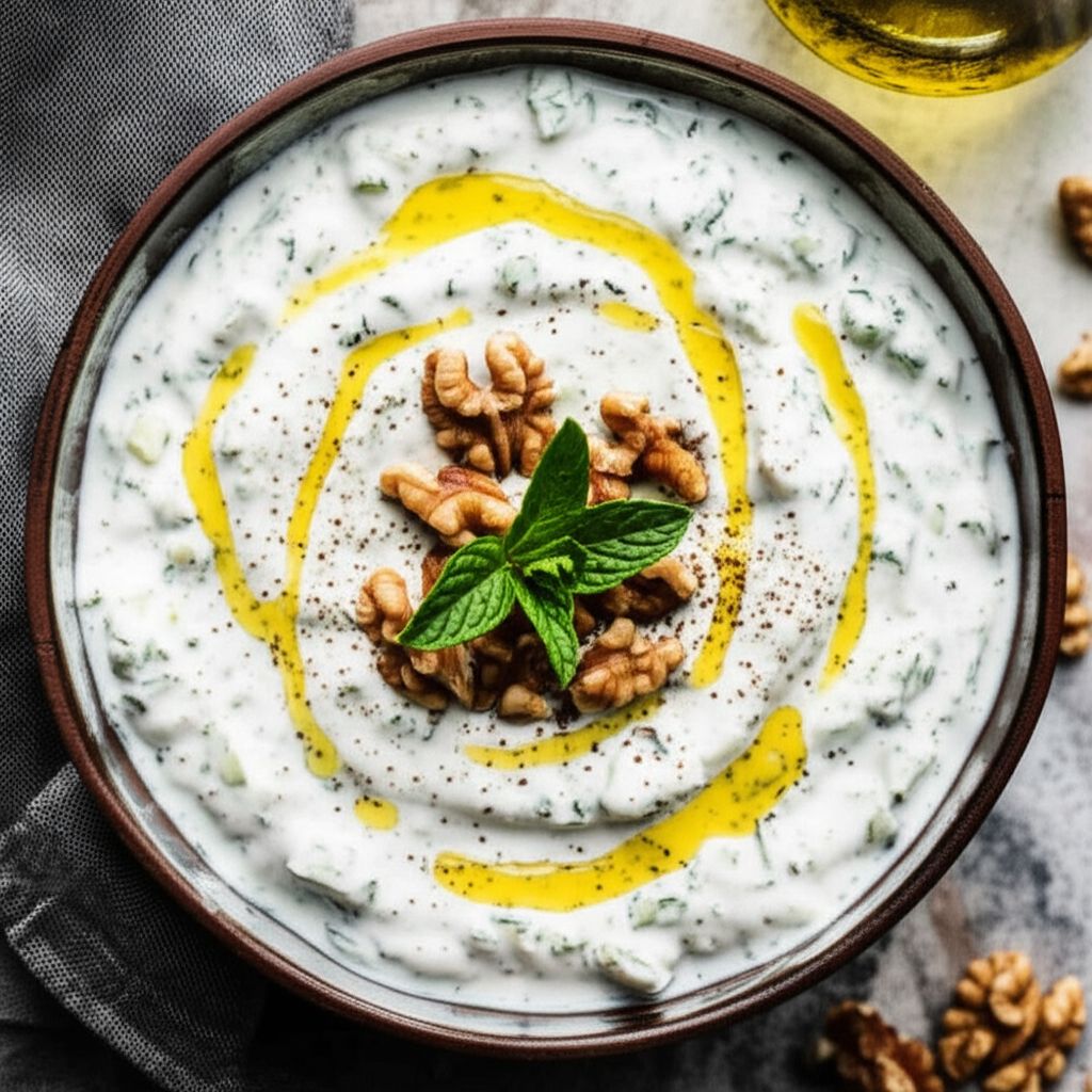 Persian Cucumber Yogurt (Maast-o Khiar)