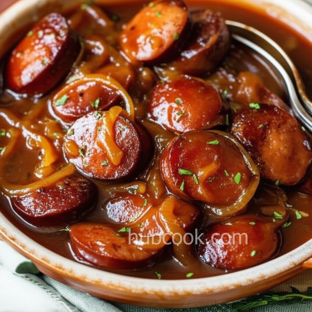 Slow Cooker Sweet and Sour Kielbasa