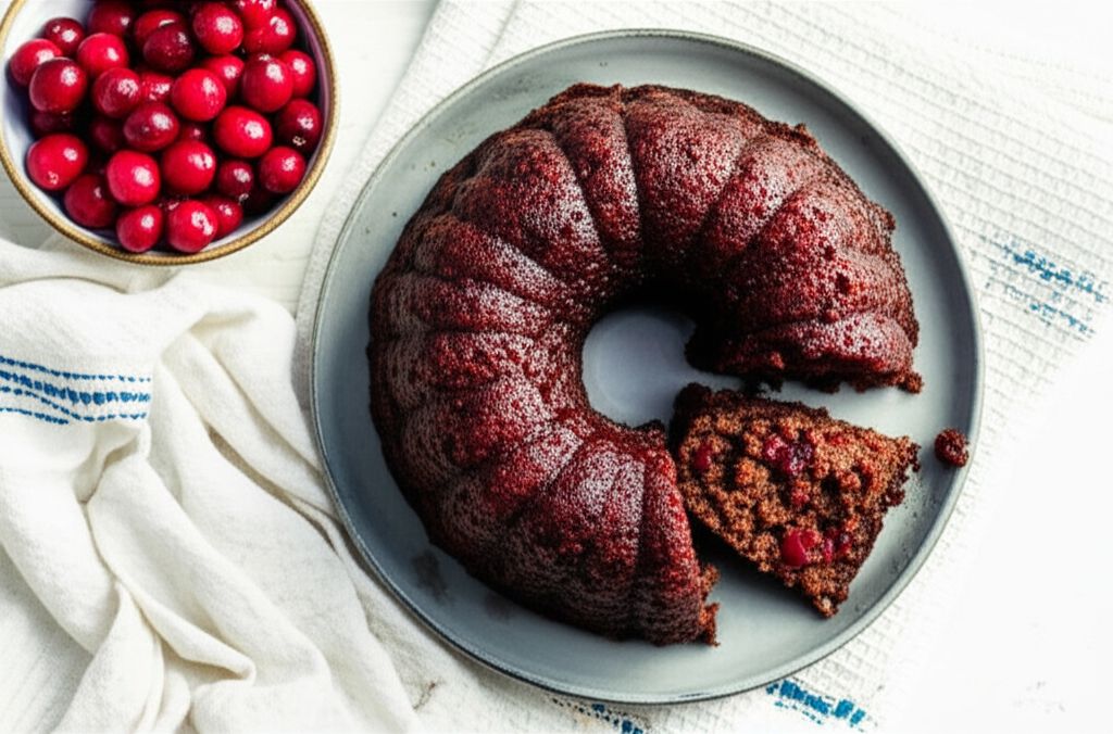 Steamed Cranberry Pudding