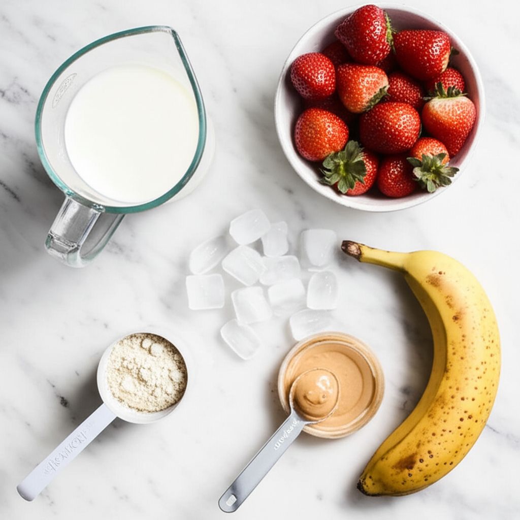 Strawberry Banana Protein Shake