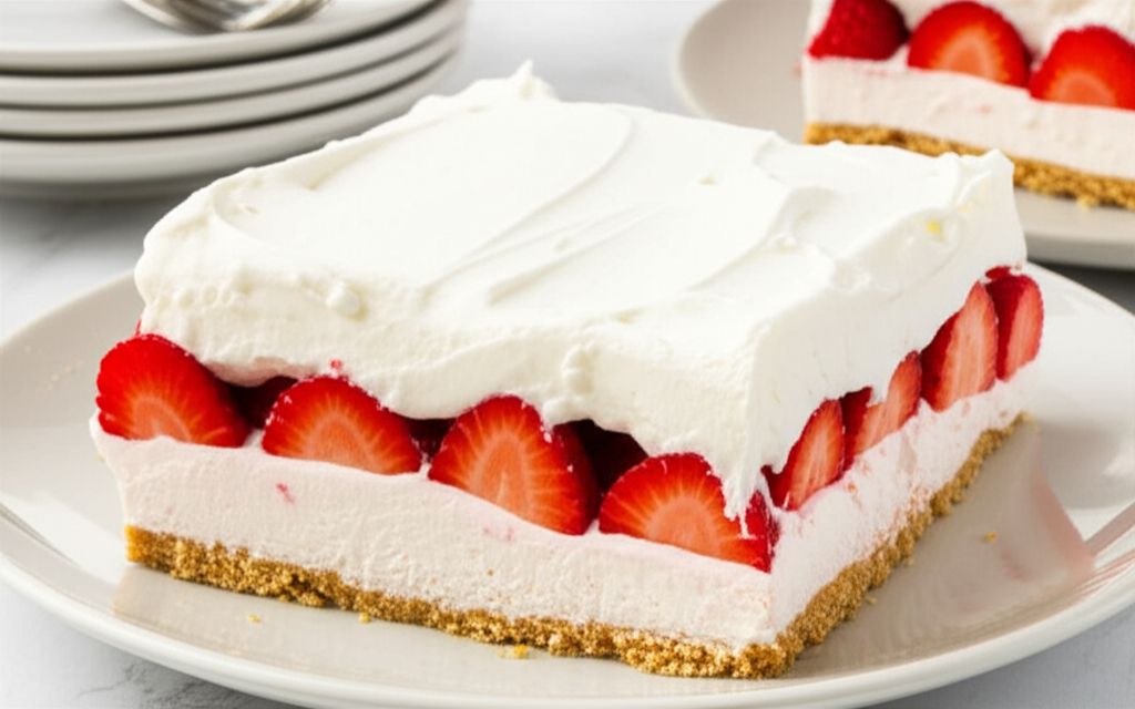Strawberry Delight Dessert Pie