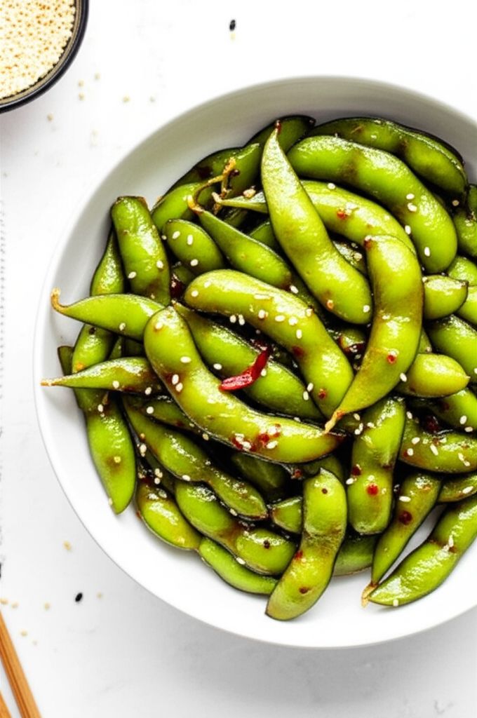Szechuan Edamame (Soy Beans)