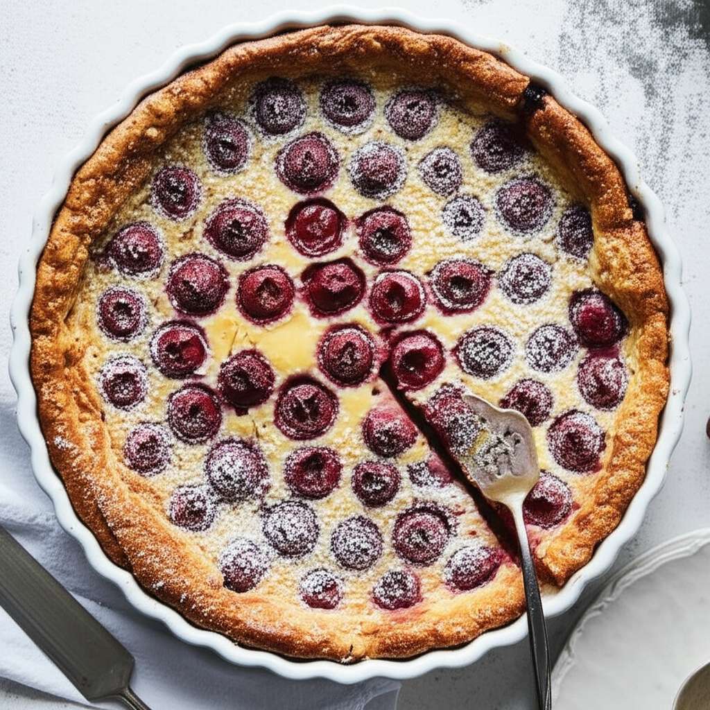 Clafoutis aux Cerises (Classic Clafouti)