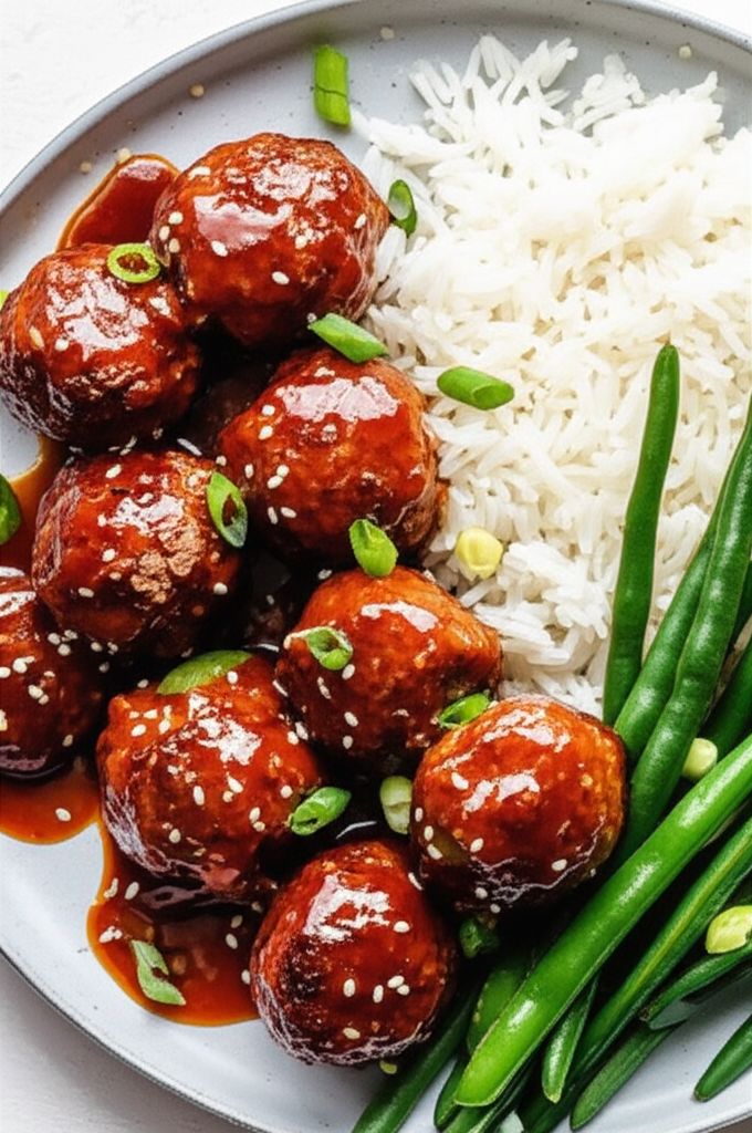 Hoisin-Glazed Meatballs