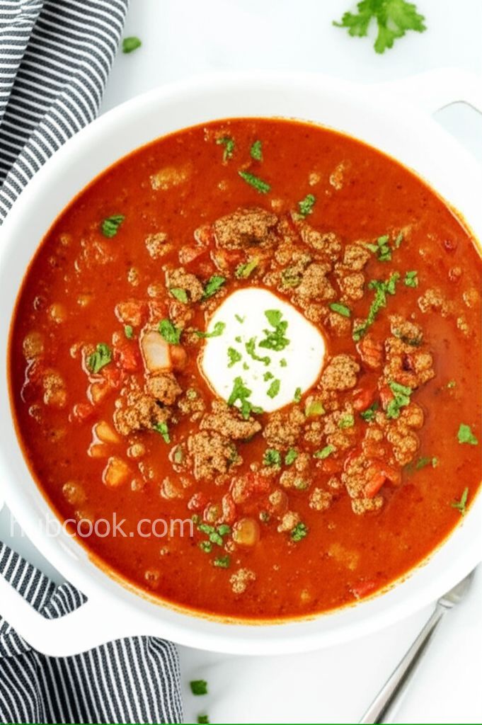 Instant Pot Hamburger Soup