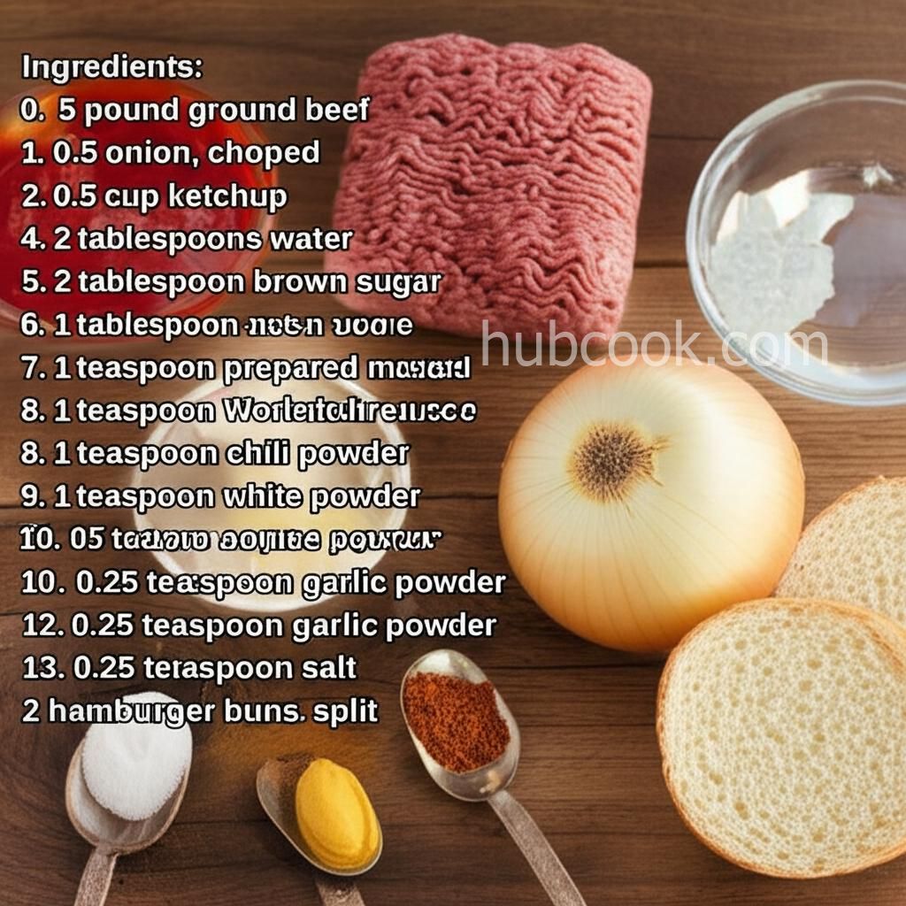 Sloppy Joe Sandwiches